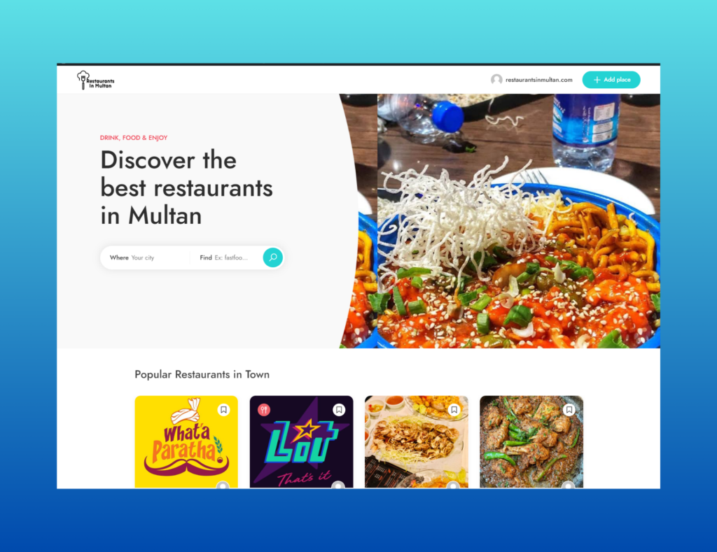 Restaurants in Multan