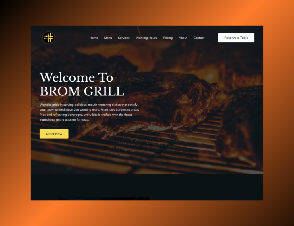 BROM GRILL Portfolio